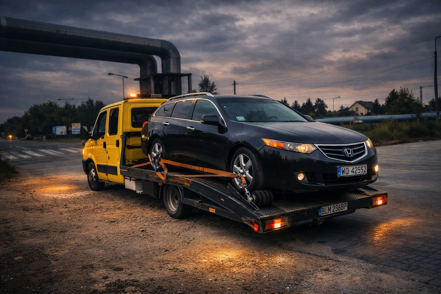 Autolaweta 24h – pomoc drogowa Podlasie